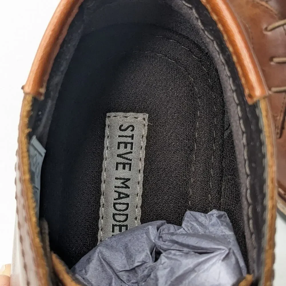 Steve Madden Harken Chukka Boots, Brown Leather, Men's 7 M